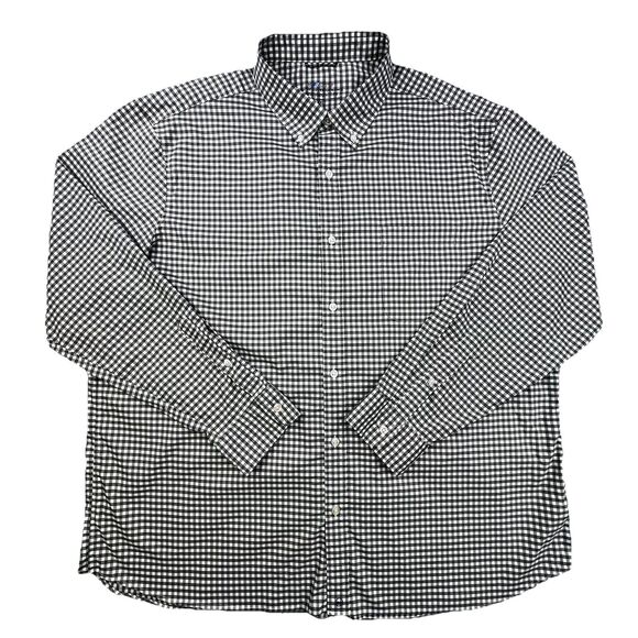 Vineyard Vines On The Go Performance Shirt Men 2XL Green Button Down Long Sleeve - Picture 2 of 11